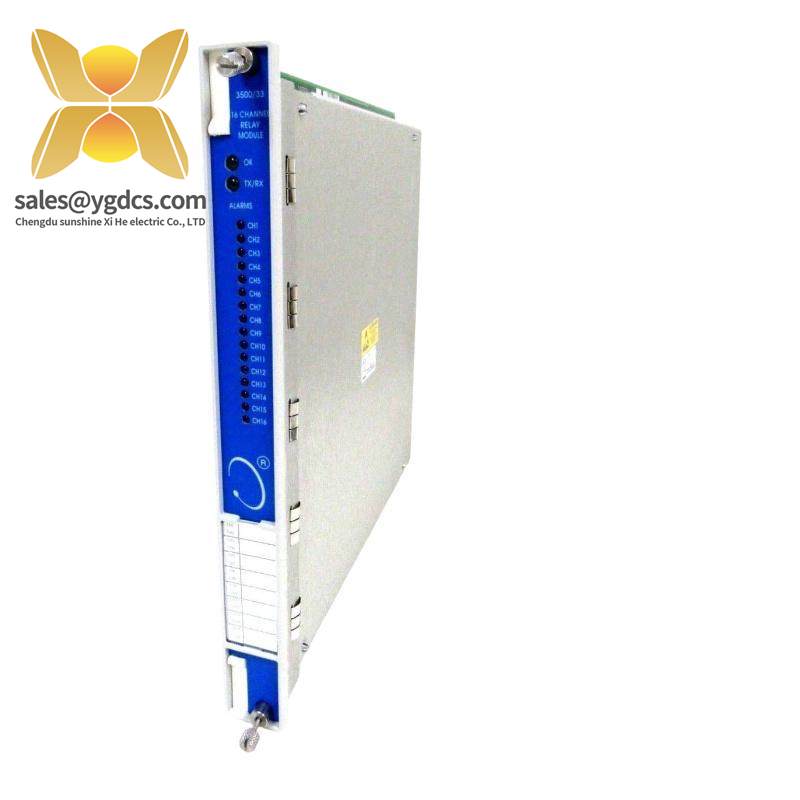 BENTLY NEVADA 3500/33 16-Channel Relay Control Module