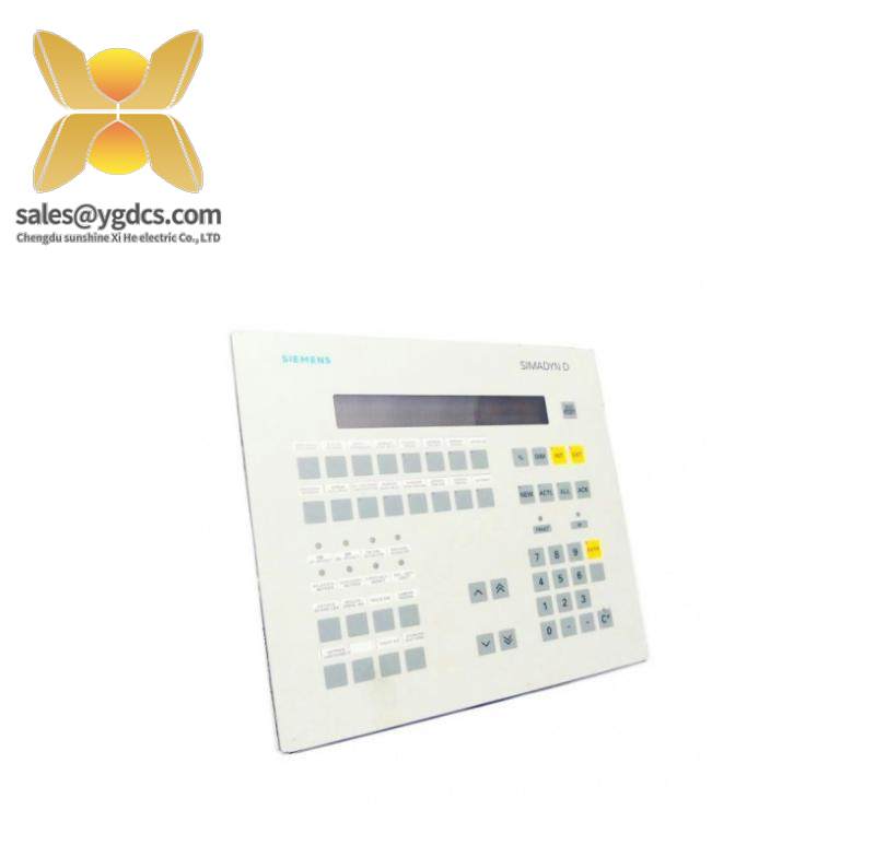 SIEMENS 6DD1670-0AF0 SIMADYN D OPERATOR PANEL