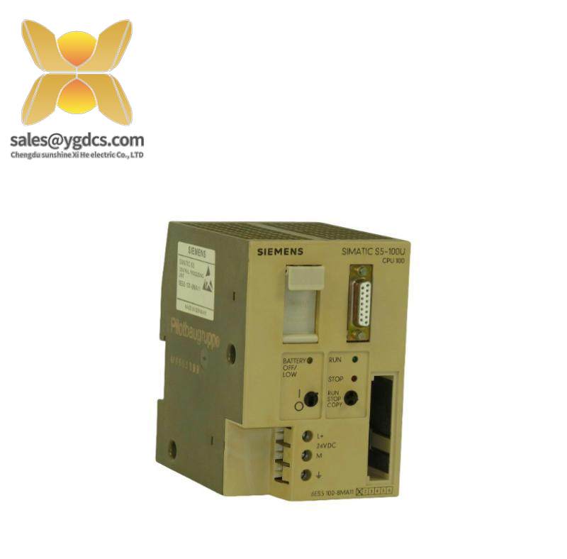 SIEMENS 6ES5100-8MA11 CPU 100 Processor Module
