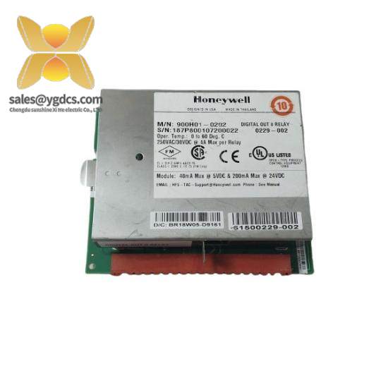 900H01-0202 Honeywell Digital Output, Relays, 8 Channel