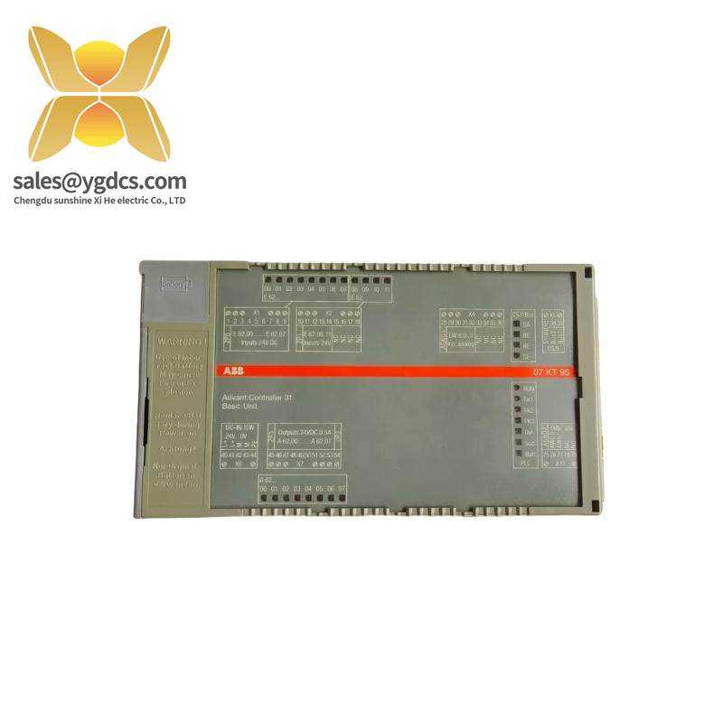 ABB 07KT95 Advant OCS 07 KT 95 Control Unit