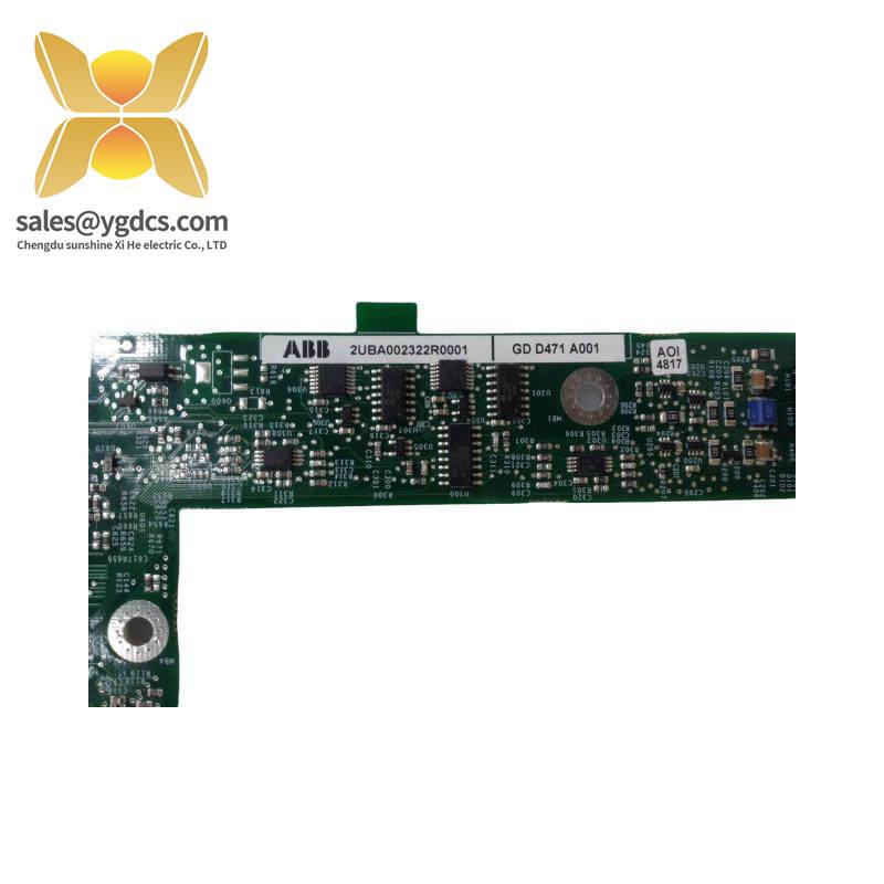ABB 2UBA002322R0001 GDD471A001 MODULE