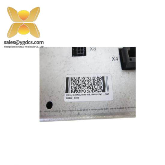 ABB 3HAC020849-001 Contactor board Unit DCS MODULE