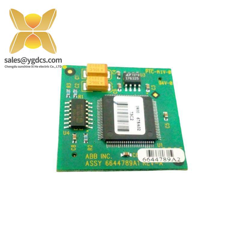 ABB 6644789A2 Board card used by the module