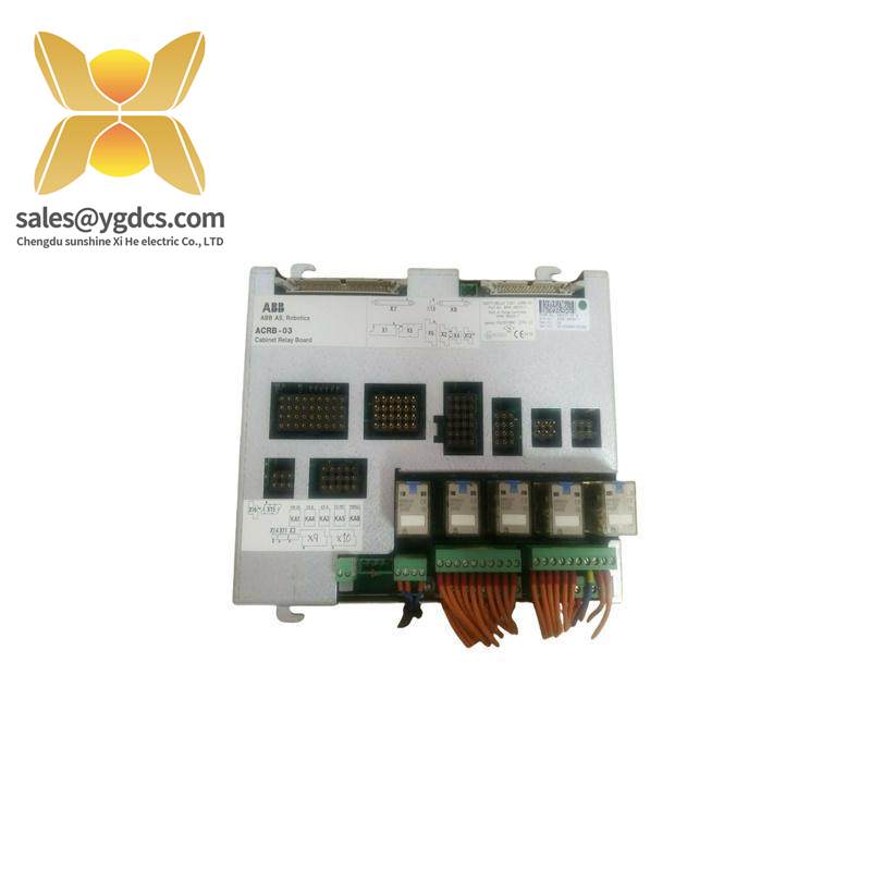 ABB ACRB-03 3HNE08250-1 3HNE06225-1 Safety Cabinet Relay Board