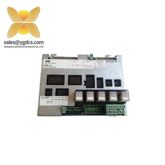 ABB ACRB-03 3HNE08250-1 Safety Cabinet Relay Board