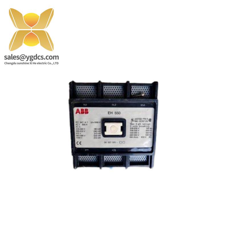 ABB EH550G 3P CONT.110VDC W/RECT.120V