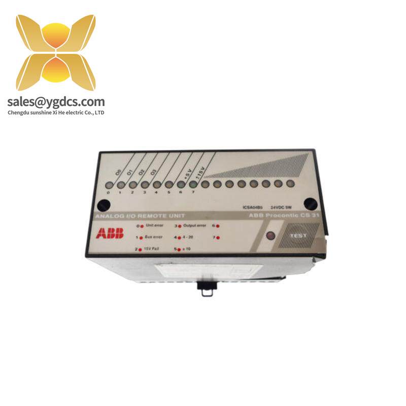 ABB ICSA04B5 ANALOG I/O REMOTE UNIT