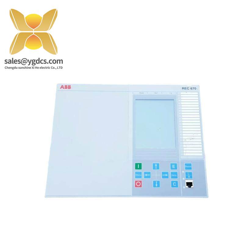 ABB REC670 1MRK000008-NB Rec670 Bay Control Display
