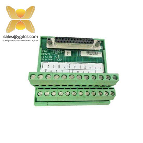 BENTLY NEVADA 125808-02A Terminal Block Board
