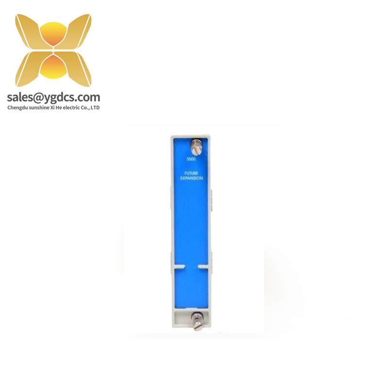 BENTLY NEVADA 128275-01E FUTURE EXPANSION FACEPLATE