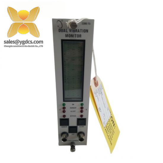 Bently Nevada 3300/15 Dual Vibration Monitor Module