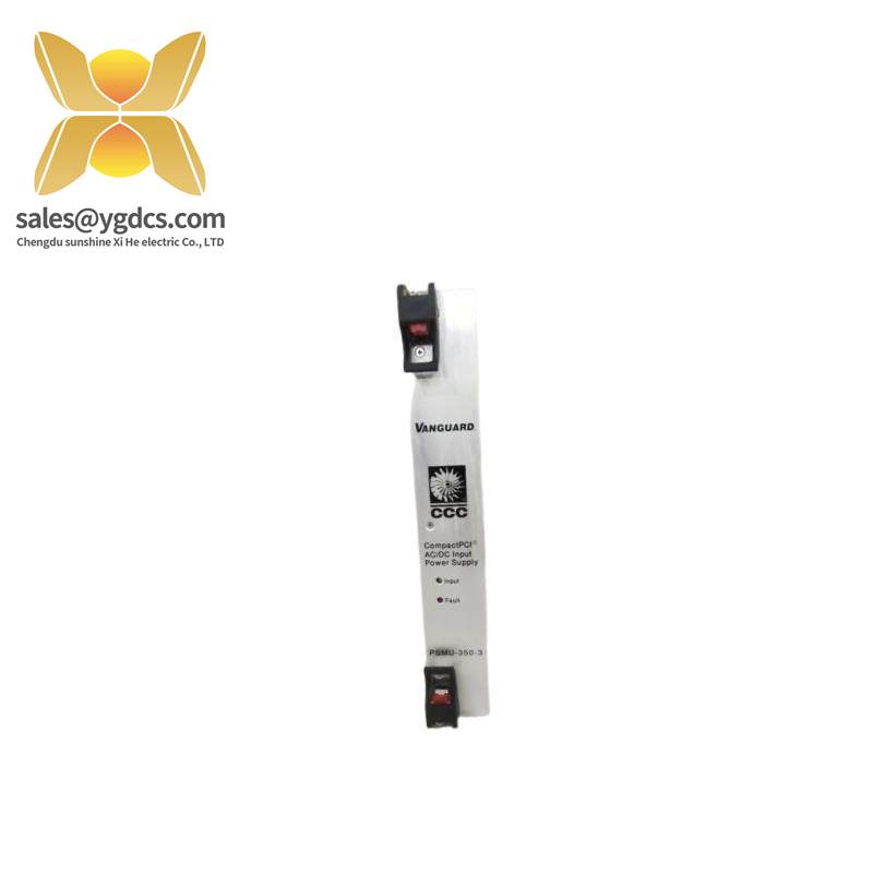 Compressor-Controls-Corp PSMU-350-3 CPCI AC-6U-500 AC/DC Input Power Supply
