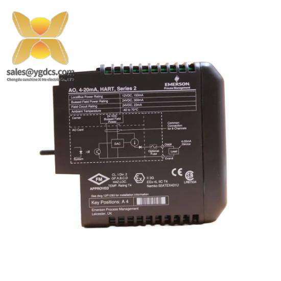 Emerson DeltaV VE4005S2B1 Analog Output Card