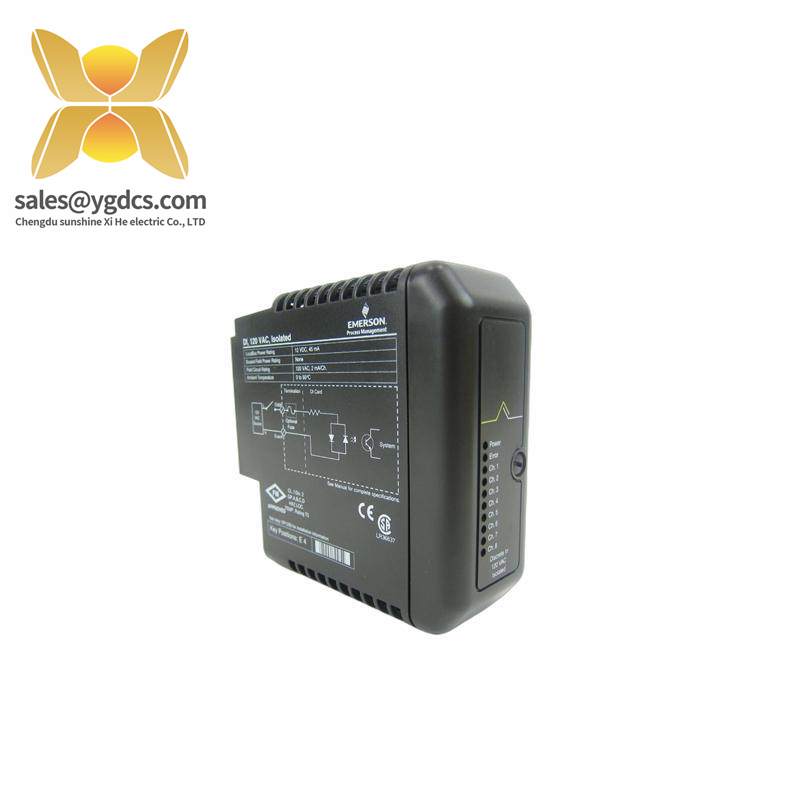 Emerson KJ3001X1-CA1 12P1980X062 DISCRETE INPUT MODULE