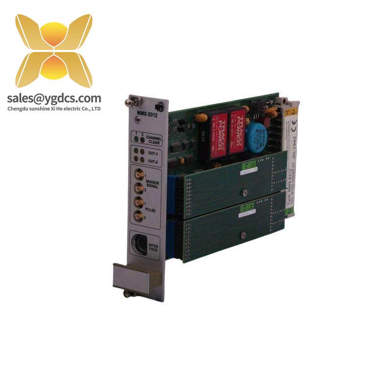 Emerson MMS6312 Dual Channel Rotational Speed Monitor