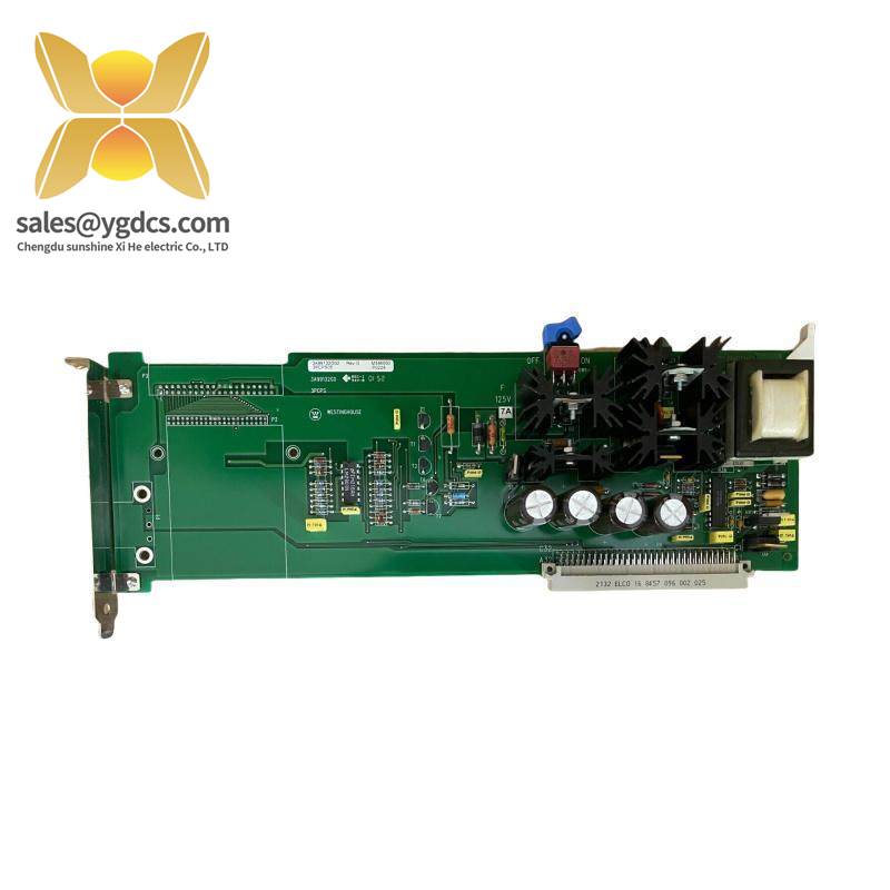 Emerson Ovation 3A99132G02 3PCPS05 W3-DPU-PS Assembly