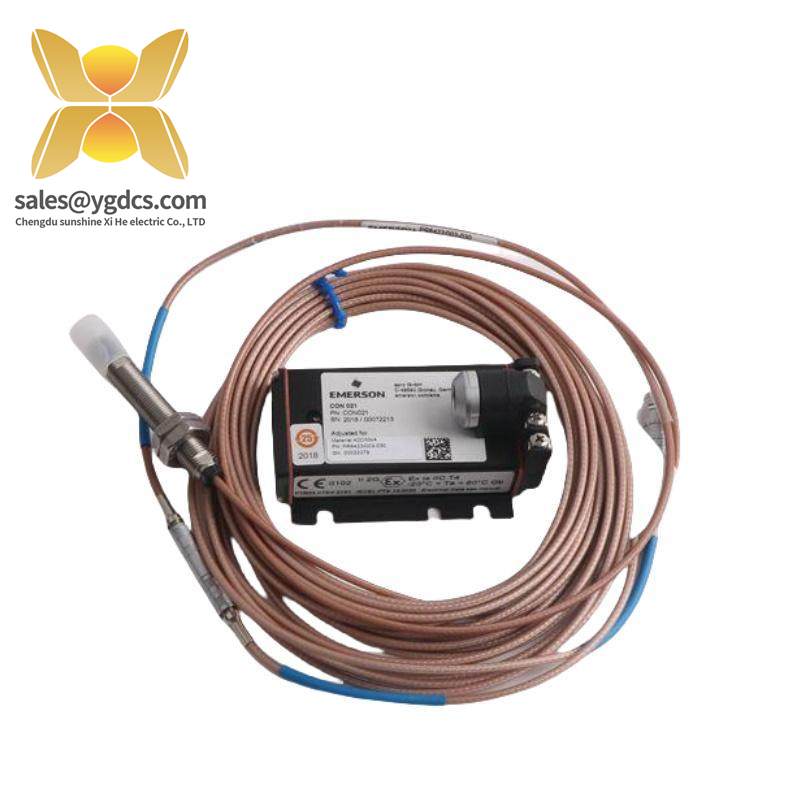 Emerson PR6423/002-131 CON021 Eddy Current Displacement Sensor