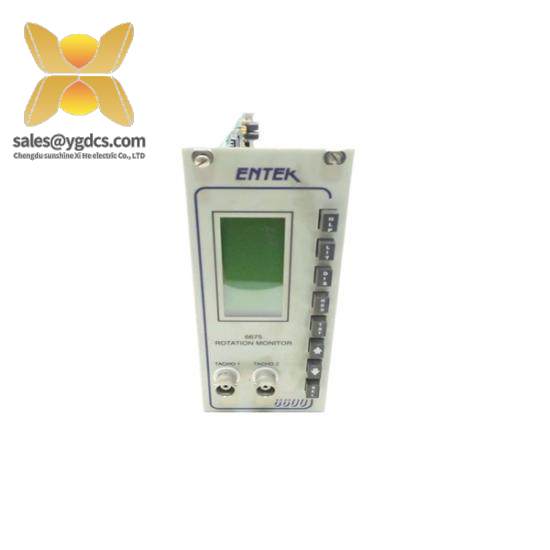 ENTEK C6675 6600 Rotation Monitor Display