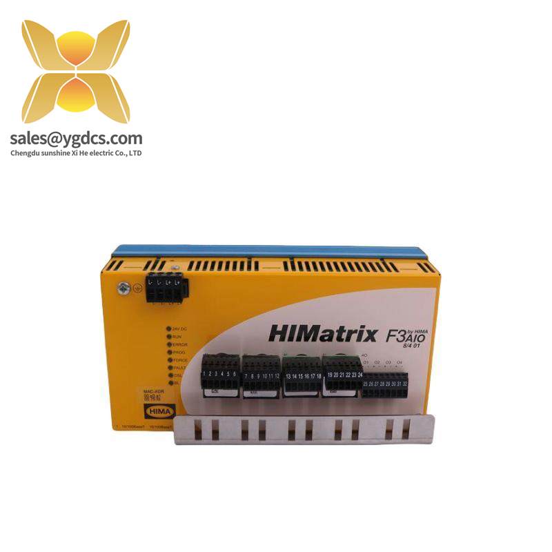 HIMA F3 AIO 8/4 01 F3AIO8/401 HIMatrix Safety-Related Controller