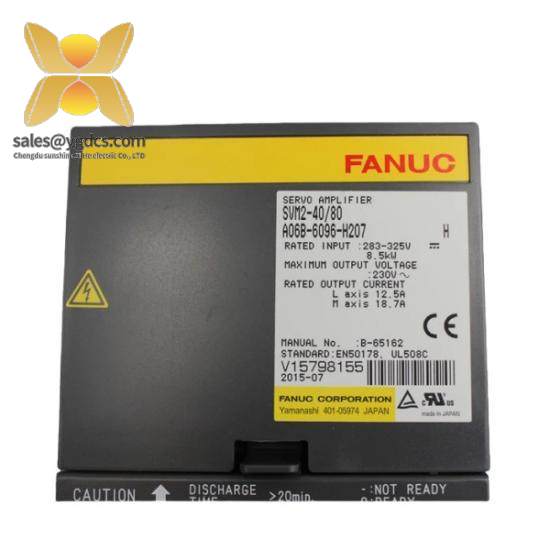Fanuc A06B-6096-H207  GE Servo Module