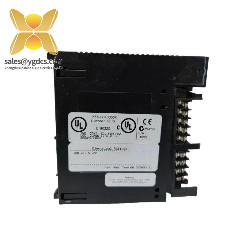 GE HE693RTD600R Input Module