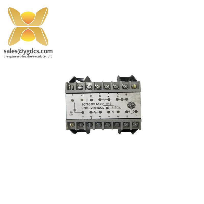 GE IC3603A177 RELAY MODULE