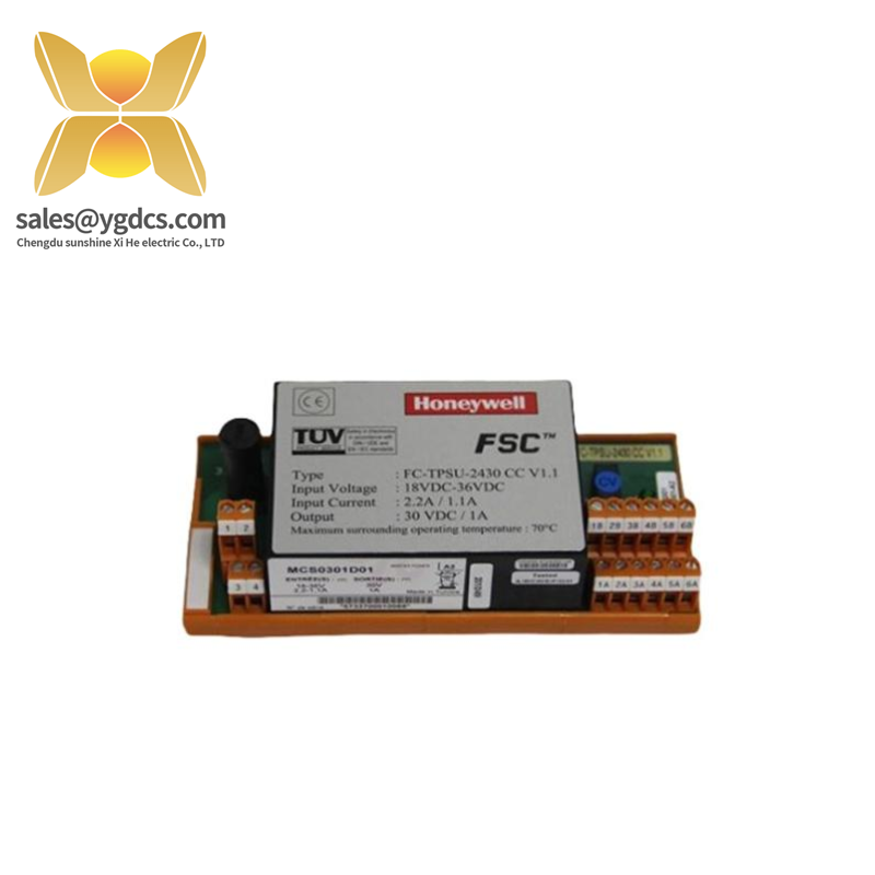 HONEYWELL FC-BSN-1608 SAFE NAMUR SENSOR CONVERTER DCS MODULE