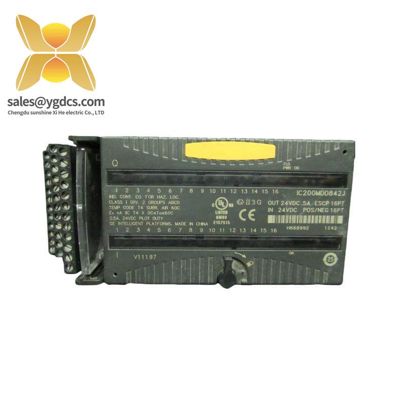 GE IC200MDD842J Mixed 24VDC Output ESCP 16 Pt Input Module