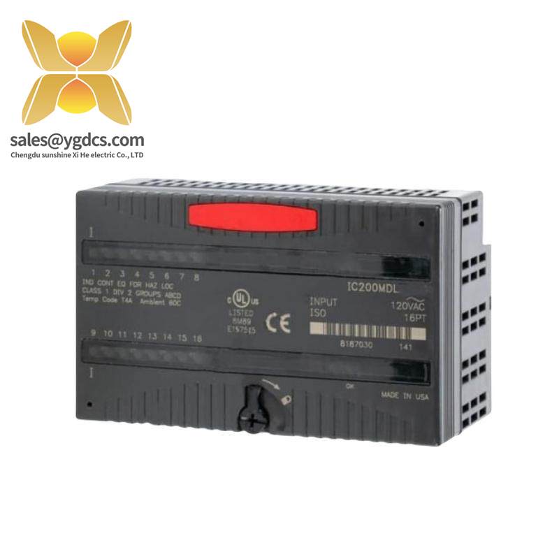 GE IC200MDL241 AC Input Module with 16 points