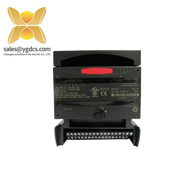 GE IC200MDL930 OUTPUT RELAY ISOLATED 8PT