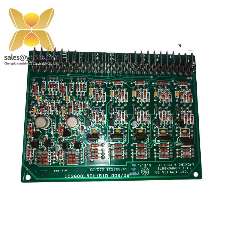 GE IC3600LRDH1B1D Relay Driver card