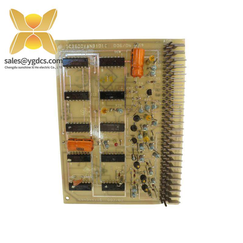 GE IC3600VANB1D1C Control PLC Annunciator Board