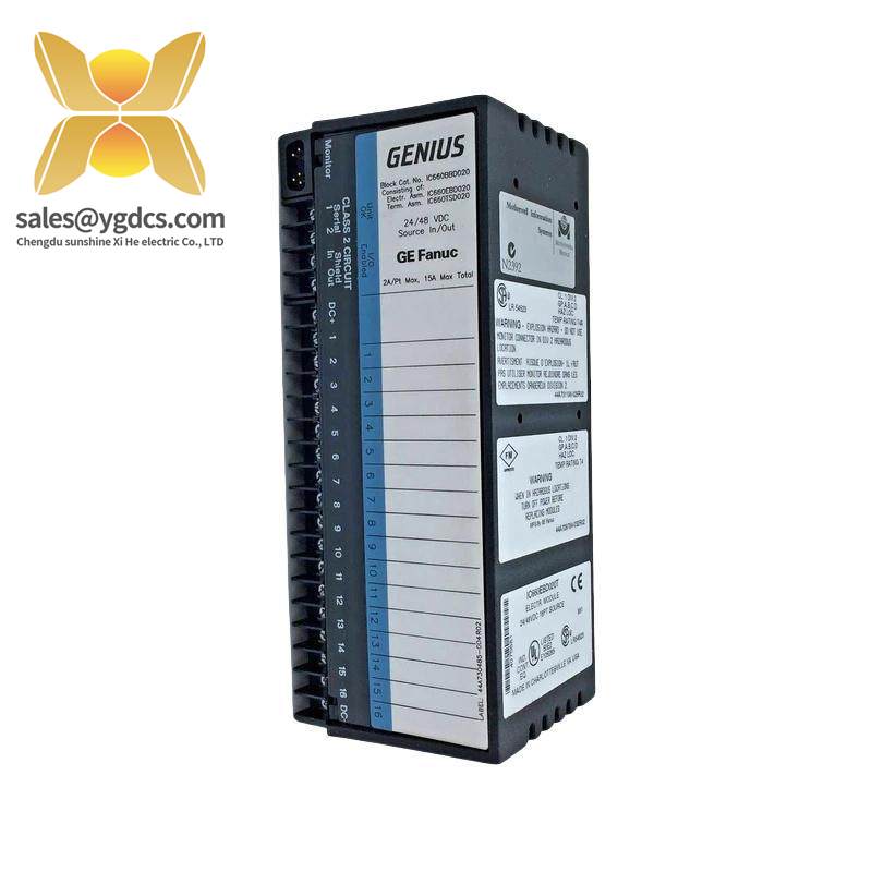GE IC660BBD020 I/O Interface Block