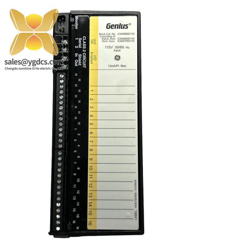 GE IC660BBD110 Discrete input block