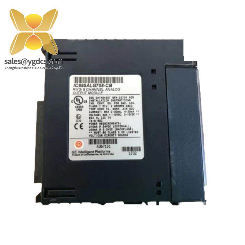 GE IC695ALG708 ANALOG OUTPUT MODULE