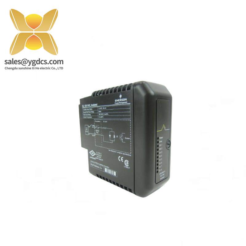 EMERSON KJ3001X1-BC1 12P0551X132 VE4001S3T1B1 Discrete Input Module