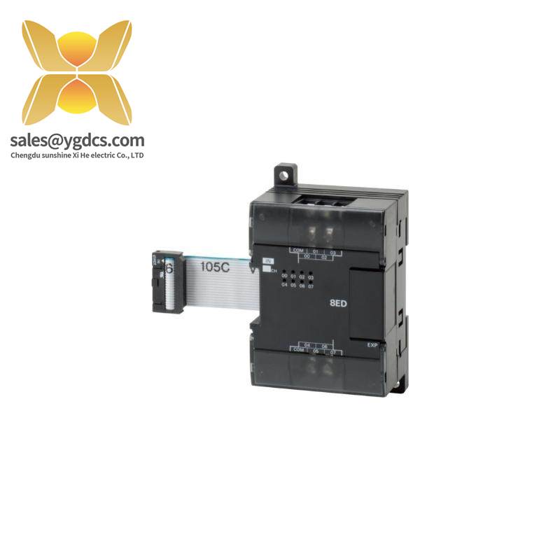 OMRON CP1W-8ER I/O expansion unit, 4 x thermocouple inputs type J, K