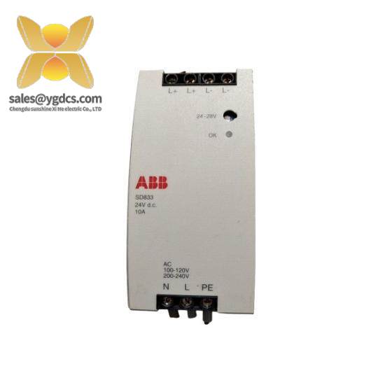 SD833 3BSC610066R1 Power Supply ABB
