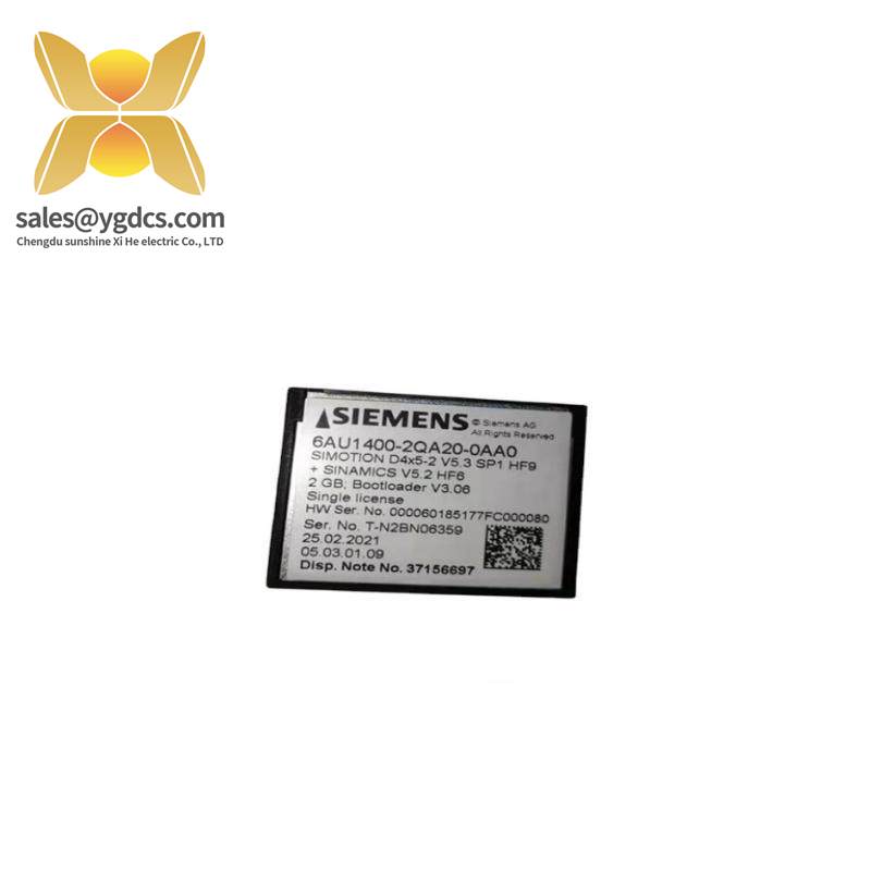SIEMENS 6AU1400-2QA20-0AA0 Compact Flash Card