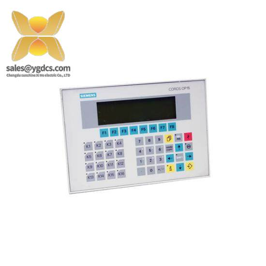 SIEMENS 6AV3515-1MA30 OP15/C1 Operator Panel