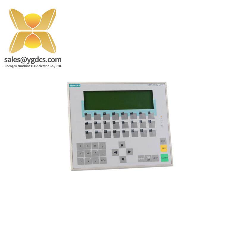 SIEMENS 6AV3617-1JC20-0AX1 OPERATOR INTERFACE