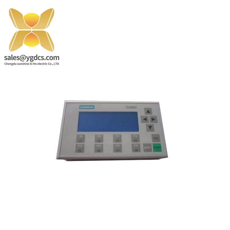 SIEMENS 6AV6640-0AA00-0AX0 TD400C text display