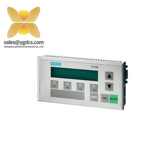 Siemens  6ES7272-0AA20-0YA0  TD 200 Display Panel