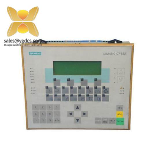SIEMENS 6ES7633-2BF02-0AE3 C7-633DP Compact Display & Control Unit
