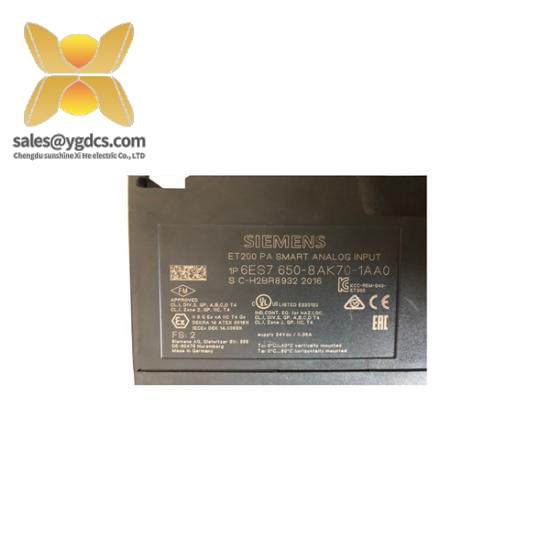 SIEMENS 6ES7650-8AK70-1AA0 Analog input module
