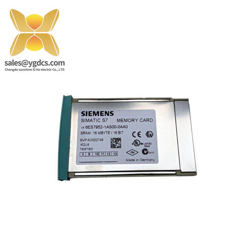 SIEMENS 6ES7952-1AS00-0AA0 MEMORY RAM CARD