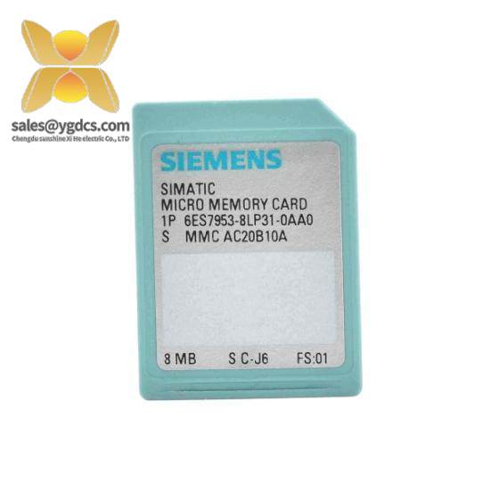 Siemens 6ES7 953-8LP31-0AA0  Memory Card