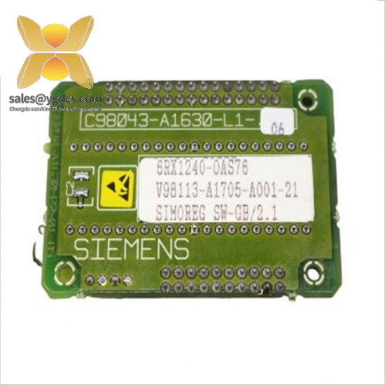 Siemens 6RX1240-0AS76 SOFTWARE MODULE