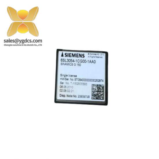 Siemens 6SL3 054-1CG00-1AA0 Compact Flash Card